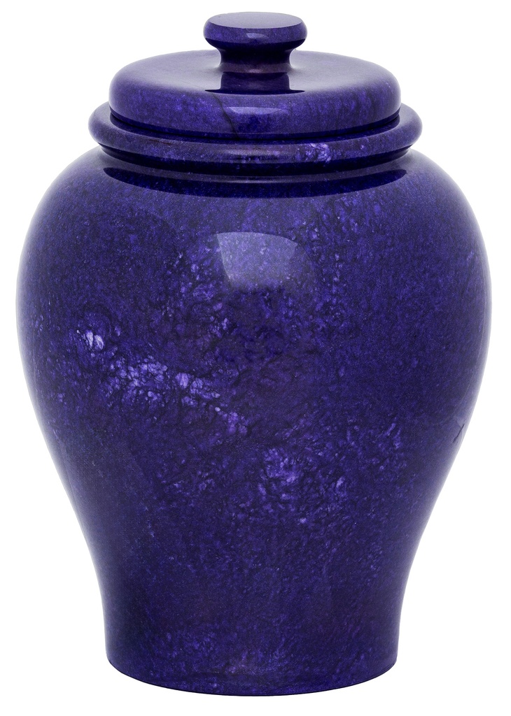 Cobalt Blue Adult Marble Urn