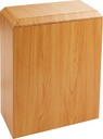 Light Brown Simplicity MDF Veneer Adult Urn