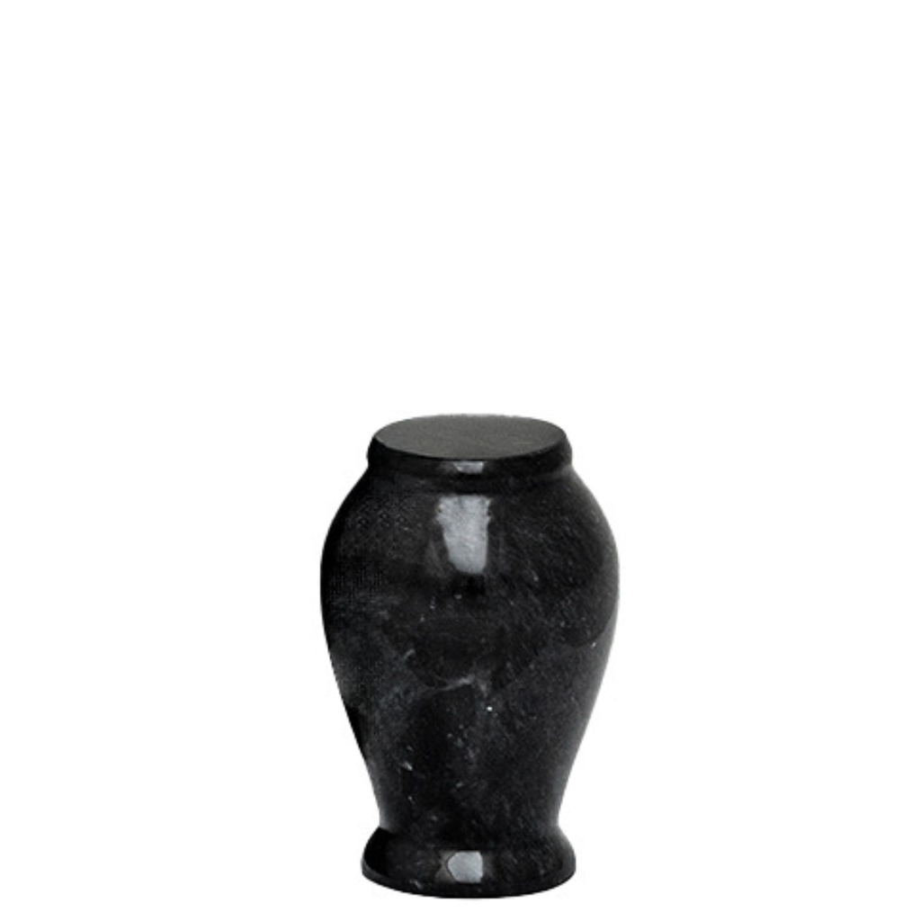 Midnight Vase Miniature Marble Urn