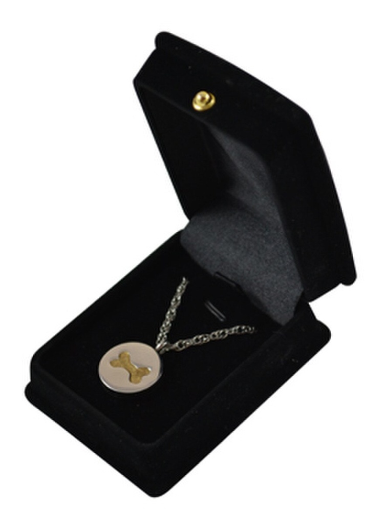 Two-tone Bone Pendant