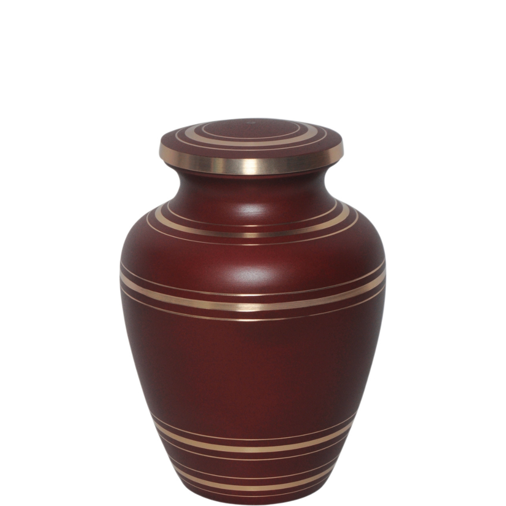 Cabernet Medium Brass Urn