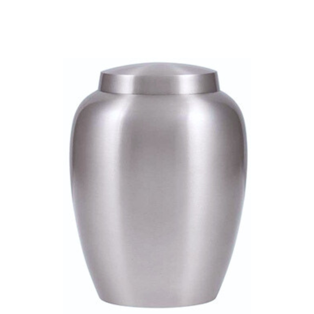 Clarity Silver Brass Medium Urn 