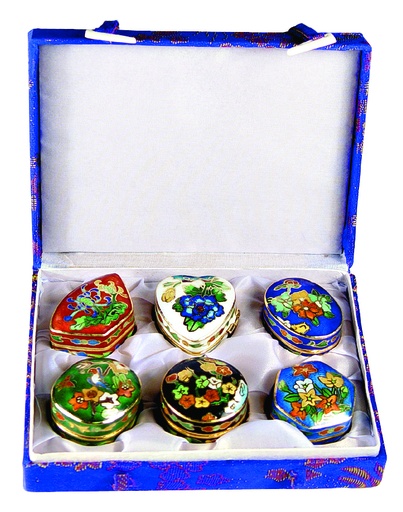 [MB 6] Assorted 6 Pieces Cloisonne Capsules