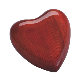 [715 CHK] Cherished Wood Heart Keepsake