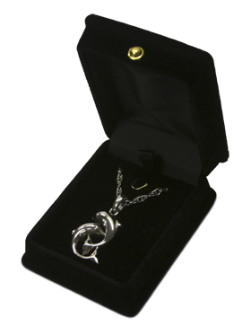 [420 DHS] Dolphin Silver Pendant