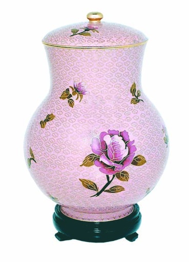 [809 DR] Dusty Rose Adult Cloisonne Urn