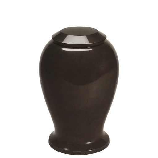 [918 BKV] Midnight Vase Medium Marble Urn
