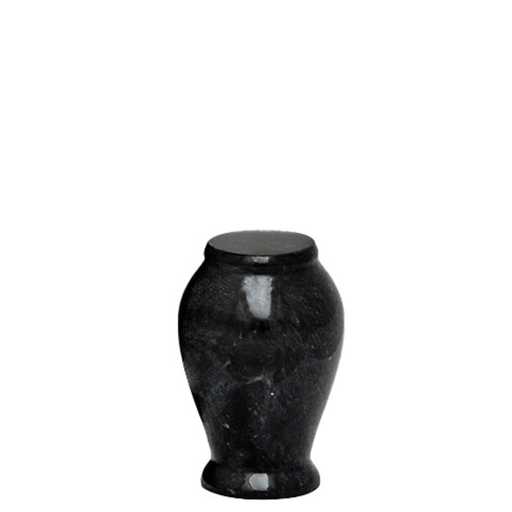 [914 BKV] Midnight Vase Miniature Marble Urn