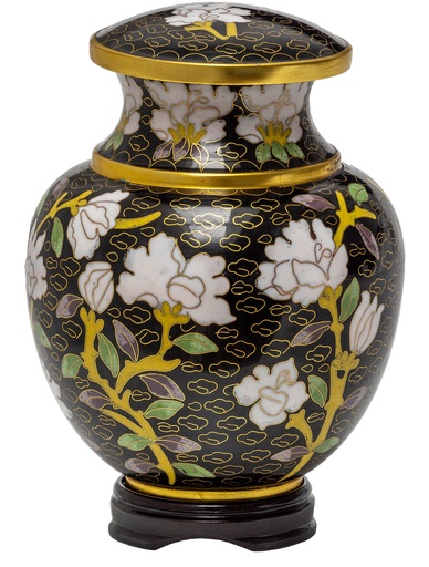 [810 MI] Minuet Medium Cloisonne Urn