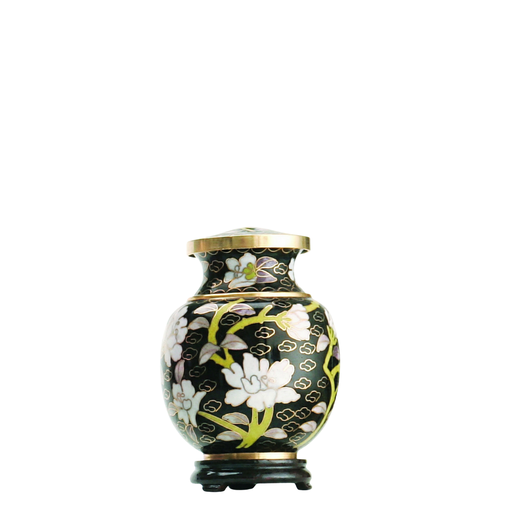 [814 MI] Minuet Miniature Cloisonne Urn 