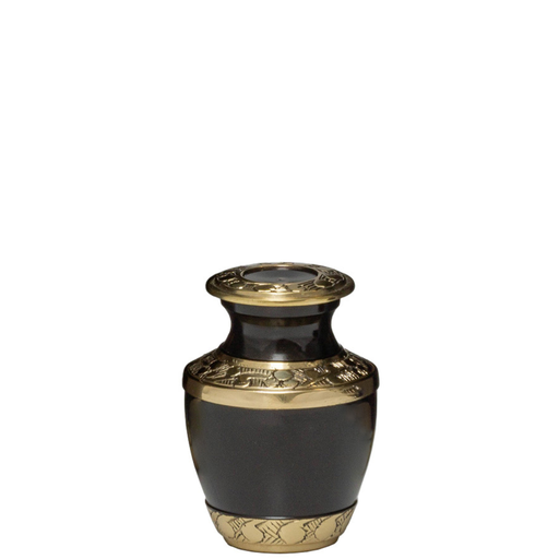 [514 MC] Mocha Miniature Brass Urn