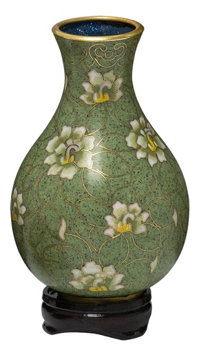 [812 PB] Pear Blossom Cloisonne Bud Vase