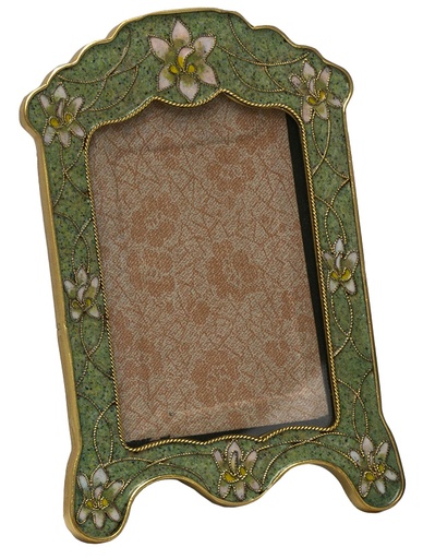 [816 PB] Pear Blossom Cloisonne Frame