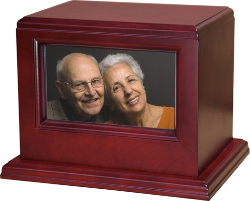 [720 Cherry] Picture Forest Cherry Wood Adult Urn