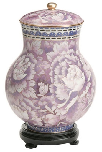 [800 PP] Purple Cloisonne Companion Urn