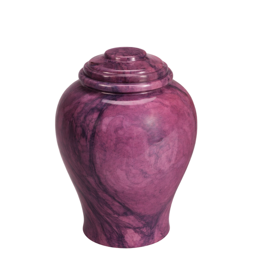 [918 GRV] Red Garnet Medium Marble Urn