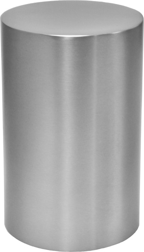 [502 CST] Silver Cylinder Stainless Steel Adult Urn