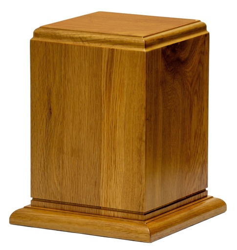 [702 OAK] Tribute Oak Wood Adult Urn