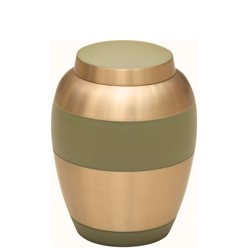 [510 LSG] Luxa Sage Brass Medium Urn