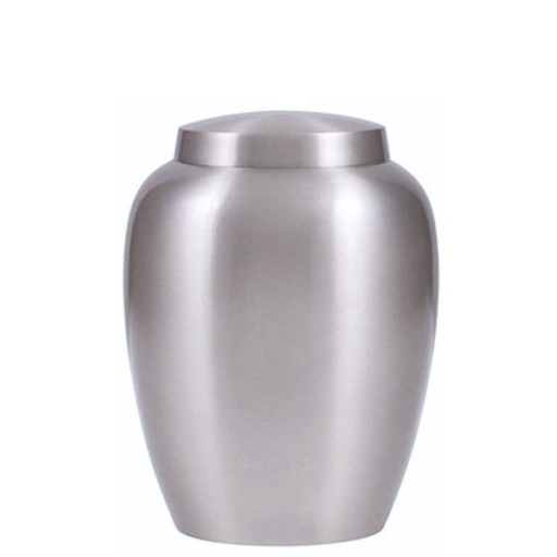 [510 CSV] Clarity Silver Brass Medium Urn 